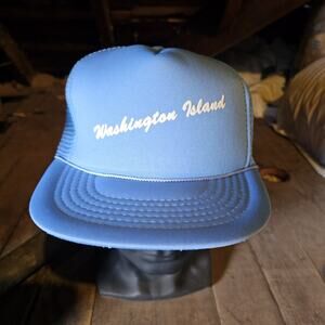 Washington Island Door County Trucker Style Vintage 1980s/1990s Snapback Hat